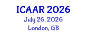 International Conference on Antibiotics and Antibiotic Resistance (ICAAR) July 26, 2026 - London, United Kingdom International Conference on Antibiotics and Antibiotic Resistance (ICAAR) July 26, 2026 - London, United Kingdom