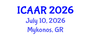 International Conference on Antibiotics and Antibiotic Resistance (ICAAR) July 10, 2026 - Mykonos, Greece International Conference on Antibiotics and Antibiotic Resistance (ICAAR) July 10, 2026 - Mykonos, Greece