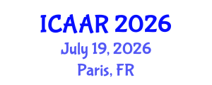 International Conference on Antibiotics and Antibiotic Resistance (ICAAR) July 19, 2026 - Paris, France International Conference on Antibiotics and Antibiotic Resistance (ICAAR) July 19, 2026 - Paris, France