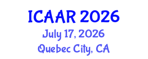 International Conference on Antibiotics and Antibiotic Resistance (ICAAR) July 17, 2026 - Quebec City, Canada International Conference on Antibiotics and Antibiotic Resistance (ICAAR) July 17, 2026 - Quebec City, Canada