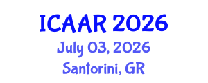 International Conference on Antibiotics and Antibiotic Resistance (ICAAR) July 03, 2026 - Santorini, Greece International Conference on Antibiotics and Antibiotic Resistance (ICAAR) July 03, 2026 - Santorini, Greece