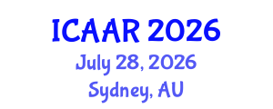 International Conference on Antibiotics and Antibiotic Resistance (ICAAR) July 28, 2026 - Sydney, Australia International Conference on Antibiotics and Antibiotic Resistance (ICAAR) July 28, 2026 - Sydney, Australia