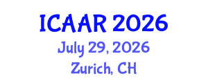 International Conference on Antibiotics and Antibiotic Resistance (ICAAR) July 29, 2026 - Zurich, Switzerland International Conference on Antibiotics and Antibiotic Resistance (ICAAR) July 29, 2026 - Zurich, Switzerland