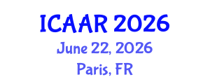 International Conference on Antibiotics and Antibiotic Resistance (ICAAR) June 22, 2026 - Paris, France International Conference on Antibiotics and Antibiotic Resistance (ICAAR) June 22, 2026 - Paris, France