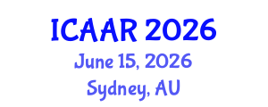 International Conference on Antibiotics and Antibiotic Resistance (ICAAR) June 15, 2026 - Sydney, Australia International Conference on Antibiotics and Antibiotic Resistance (ICAAR) June 15, 2026 - Sydney, Australia