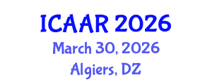 International Conference on Antibiotics and Antibiotic Resistance (ICAAR) March 30, 2026 - Algiers, Algeria International Conference on Antibiotics and Antibiotic Resistance (ICAAR) March 30, 2026 - Algiers, Algeria
