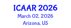 International Conference on Antibiotics and Antibiotic Resistance (ICAAR) March 02, 2026 - Arizona, United States International Conference on Antibiotics and Antibiotic Resistance (ICAAR) March 02, 2026 - Arizona, United States