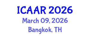 International Conference on Antibiotics and Antibiotic Resistance (ICAAR) March 09, 2026 - Bangkok, Thailand International Conference on Antibiotics and Antibiotic Resistance (ICAAR) March 09, 2026 - Bangkok, Thailand