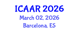 International Conference on Antibiotics and Antibiotic Resistance (ICAAR) March 02, 2026 - Barcelona, Spain International Conference on Antibiotics and Antibiotic Resistance (ICAAR) March 02, 2026 - Barcelona, Spain