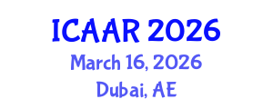 International Conference on Antibiotics and Antibiotic Resistance (ICAAR) March 16, 2026 - Dubai, United Arab Emirates International Conference on Antibiotics and Antibiotic Resistance (ICAAR) March 16, 2026 - Dubai, United Arab Emirates