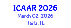 International Conference on Antibiotics and Antibiotic Resistance (ICAAR) March 02, 2026 - Haifa, Israel