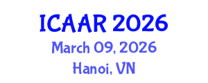 International Conference on Antibiotics and Antibiotic Resistance (ICAAR) March 09, 2026 - Hanoi, Vietnam International Conference on Antibiotics and Antibiotic Resistance (ICAAR) March 09, 2026 - Hanoi, Vietnam
