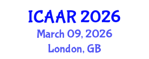 International Conference on Antibiotics and Antibiotic Resistance (ICAAR) March 09, 2026 - London, United Kingdom International Conference on Antibiotics and Antibiotic Resistance (ICAAR) March 09, 2026 - London, United Kingdom
