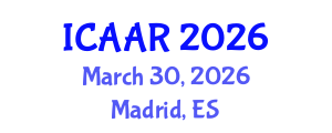 International Conference on Antibiotics and Antibiotic Resistance (ICAAR) March 30, 2026 - Madrid, Spain International Conference on Antibiotics and Antibiotic Resistance (ICAAR) March 30, 2026 - Madrid, Spain