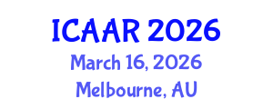 International Conference on Antibiotics and Antibiotic Resistance (ICAAR) March 16, 2026 - Melbourne, Australia International Conference on Antibiotics and Antibiotic Resistance (ICAAR) March 16, 2026 - Melbourne, Australia