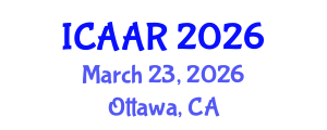 International Conference on Antibiotics and Antibiotic Resistance (ICAAR) March 23, 2026 - Ottawa, Canada International Conference on Antibiotics and Antibiotic Resistance (ICAAR) March 23, 2026 - Ottawa, Canada