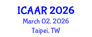 International Conference on Antibiotics and Antibiotic Resistance (ICAAR) March 02, 2026 - Taipei, Taiwan International Conference on Antibiotics and Antibiotic Resistance (ICAAR) March 02, 2026 - Taipei, Taiwan