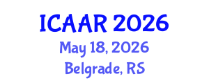 International Conference on Antibiotics and Antibiotic Resistance (ICAAR) May 18, 2026 - Belgrade, Serbia International Conference on Antibiotics and Antibiotic Resistance (ICAAR) May 18, 2026 - Belgrade, Serbia