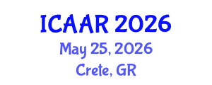 International Conference on Antibiotics and Antibiotic Resistance (ICAAR) May 25, 2026 - Crete, Greece International Conference on Antibiotics and Antibiotic Resistance (ICAAR) May 25, 2026 - Crete, Greece