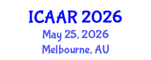 International Conference on Antibiotics and Antibiotic Resistance (ICAAR) May 25, 2026 - Melbourne, Australia International Conference on Antibiotics and Antibiotic Resistance (ICAAR) May 25, 2026 - Melbourne, Australia