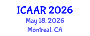 International Conference on Antibiotics and Antibiotic Resistance (ICAAR) May 18, 2026 - Montreal, Canada International Conference on Antibiotics and Antibiotic Resistance (ICAAR) May 18, 2026 - Montreal, Canada