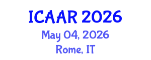 International Conference on Antibiotics and Antibiotic Resistance (ICAAR) May 04, 2026 - Rome, Italy International Conference on Antibiotics and Antibiotic Resistance (ICAAR) May 04, 2026 - Rome, Italy