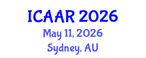 International Conference on Antibiotics and Antibiotic Resistance (ICAAR) May 11, 2026 - Sydney, Australia International Conference on Antibiotics and Antibiotic Resistance (ICAAR) May 11, 2026 - Sydney, Australia
