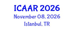 International Conference on Antibiotics and Antibiotic Resistance (ICAAR) November 08, 2026 - Istanbul, Turkey International Conference on Antibiotics and Antibiotic Resistance (ICAAR) November 08, 2026 - Istanbul, Turkey