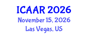 International Conference on Antibiotics and Antibiotic Resistance (ICAAR) November 15, 2026 - Las Vegas, United States International Conference on Antibiotics and Antibiotic Resistance (ICAAR) November 15, 2026 - Las Vegas, United States