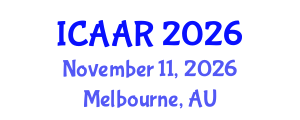 International Conference on Antibiotics and Antibiotic Resistance (ICAAR) November 11, 2026 - Melbourne, Australia International Conference on Antibiotics and Antibiotic Resistance (ICAAR) November 11, 2026 - Melbourne, Australia