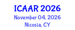 International Conference on Antibiotics and Antibiotic Resistance (ICAAR) November 04, 2026 - Nicosia, Cyprus International Conference on Antibiotics and Antibiotic Resistance (ICAAR) November 04, 2026 - Nicosia, Cyprus