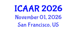 International Conference on Antibiotics and Antibiotic Resistance (ICAAR) November 01, 2026 - San Francisco, United States International Conference on Antibiotics and Antibiotic Resistance (ICAAR) November 01, 2026 - San Francisco, United States