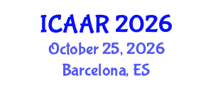 International Conference on Antibiotics and Antibiotic Resistance (ICAAR) October 25, 2026 - Barcelona, Spain International Conference on Antibiotics and Antibiotic Resistance (ICAAR) October 25, 2026 - Barcelona, Spain