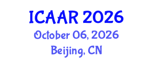International Conference on Antibiotics and Antibiotic Resistance (ICAAR) October 06, 2026 - Beijing, China International Conference on Antibiotics and Antibiotic Resistance (ICAAR) October 06, 2026 - Beijing, China