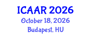 International Conference on Antibiotics and Antibiotic Resistance (ICAAR) October 18, 2026 - Budapest, Hungary International Conference on Antibiotics and Antibiotic Resistance (ICAAR) October 18, 2026 - Budapest, Hungary