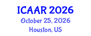 International Conference on Antibiotics and Antibiotic Resistance (ICAAR) October 25, 2026 - Houston, United States International Conference on Antibiotics and Antibiotic Resistance (ICAAR) October 25, 2026 - Houston, United States