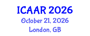 International Conference on Antibiotics and Antibiotic Resistance (ICAAR) October 21, 2026 - London, United Kingdom International Conference on Antibiotics and Antibiotic Resistance (ICAAR) October 21, 2026 - London, United Kingdom