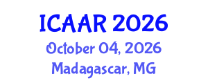 International Conference on Antibiotics and Antibiotic Resistance (ICAAR) October 04, 2026 - Madagascar, Madagascar International Conference on Antibiotics and Antibiotic Resistance (ICAAR) October 04, 2026 - Madagascar, Madagascar