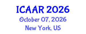 International Conference on Antibiotics and Antibiotic Resistance (ICAAR) October 07, 2026 - New York, United States International Conference on Antibiotics and Antibiotic Resistance (ICAAR) October 07, 2026 - New York, United States