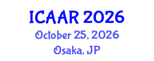 International Conference on Antibiotics and Antibiotic Resistance (ICAAR) October 25, 2026 - Osaka, Japan International Conference on Antibiotics and Antibiotic Resistance (ICAAR) October 25, 2026 - Osaka, Japan