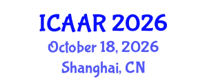 International Conference on Antibiotics and Antibiotic Resistance (ICAAR) October 18, 2026 - Shanghai, China International Conference on Antibiotics and Antibiotic Resistance (ICAAR) October 18, 2026 - Shanghai, China