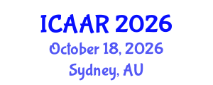 International Conference on Antibiotics and Antibiotic Resistance (ICAAR) October 18, 2026 - Sydney, Australia International Conference on Antibiotics and Antibiotic Resistance (ICAAR) October 18, 2026 - Sydney, Australia