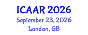 International Conference on Antibiotics and Antibiotic Resistance (ICAAR) September 23, 2026 - London, United Kingdom International Conference on Antibiotics and Antibiotic Resistance (ICAAR) September 23, 2026 - London, United Kingdom