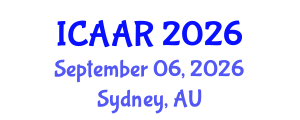 International Conference on Antibiotics and Antibiotic Resistance (ICAAR) September 06, 2026 - Sydney, Australia International Conference on Antibiotics and Antibiotic Resistance (ICAAR) September 06, 2026 - Sydney, Australia