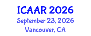 International Conference on Antibiotics and Antibiotic Resistance (ICAAR) September 23, 2026 - Vancouver, Canada International Conference on Antibiotics and Antibiotic Resistance (ICAAR) September 23, 2026 - Vancouver, Canada