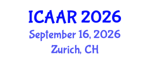 International Conference on Antibiotics and Antibiotic Resistance (ICAAR) September 16, 2026 - Zurich, Switzerland International Conference on Antibiotics and Antibiotic Resistance (ICAAR) September 16, 2026 - Zurich, Switzerland