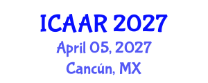 International Conference on Antibiotics and Antibiotic Resistance (ICAAR) April 05, 2027 - Cancún, Mexico International Conference on Antibiotics and Antibiotic Resistance (ICAAR) April 05, 2027 - Cancún, Mexico