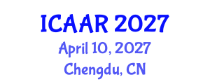 International Conference on Antibiotics and Antibiotic Resistance (ICAAR) April 10, 2027 - Chengdu, China International Conference on Antibiotics and Antibiotic Resistance (ICAAR) April 10, 2027 - Chengdu, China