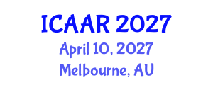 International Conference on Antibiotics and Antibiotic Resistance (ICAAR) April 10, 2027 - Melbourne, Australia International Conference on Antibiotics and Antibiotic Resistance (ICAAR) April 10, 2027 - Melbourne, Australia