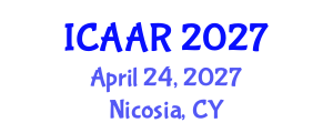 International Conference on Antibiotics and Antibiotic Resistance (ICAAR) April 24, 2027 - Nicosia, Cyprus International Conference on Antibiotics and Antibiotic Resistance (ICAAR) April 24, 2027 - Nicosia, Cyprus